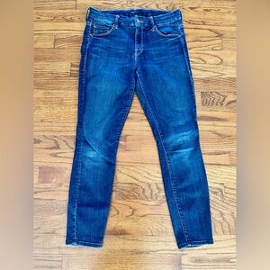 Mother Denim The Looker Crop Denim Jeans Here Kitty Kitty Women’s Size 27